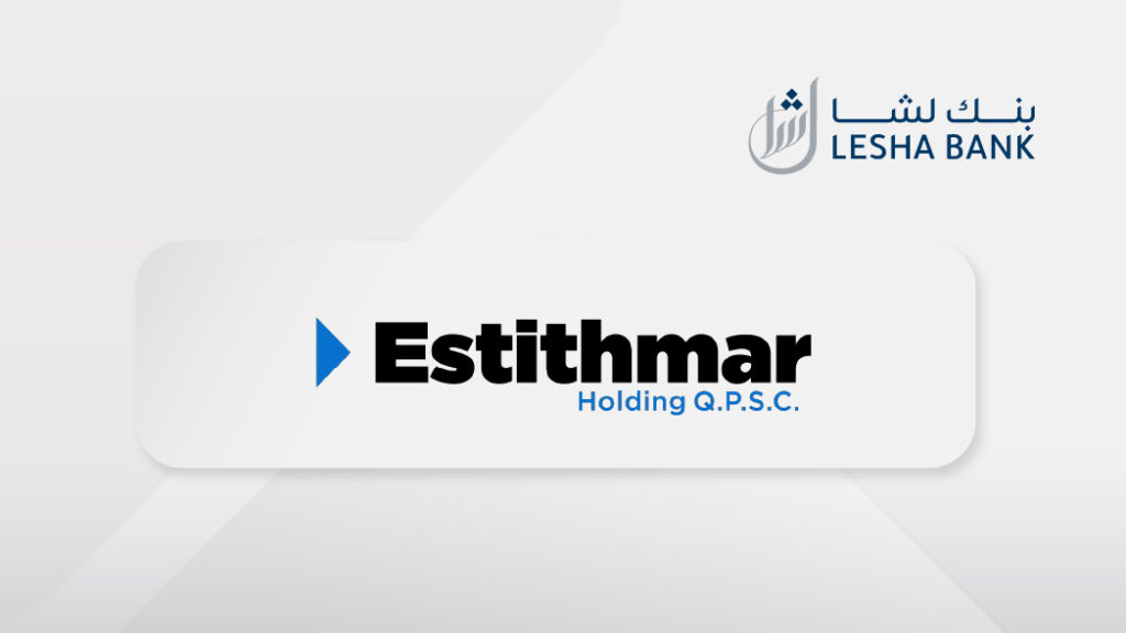 Lesha Bank acted as Joint Lead Manager for Estithmar Holding’s QAR145 million Sukuk Tap Issuance, following their inaugural 500 million Sukuk issued in Qatari Riyal