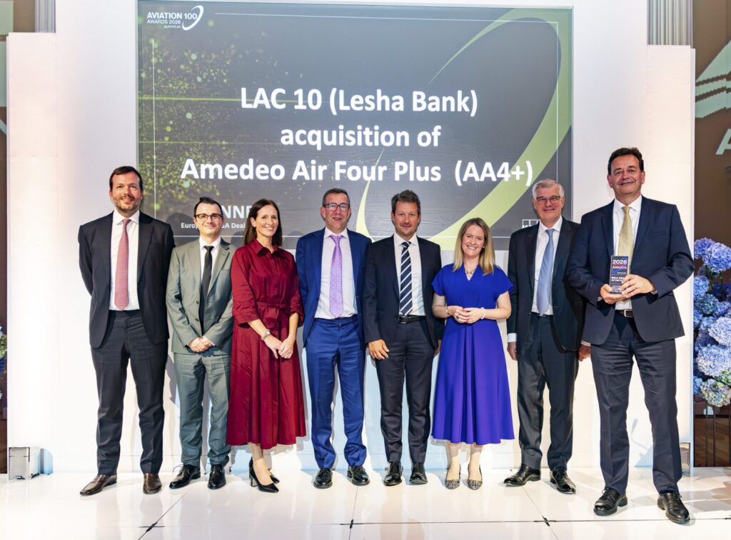 Lesha Bank Wins Airline Economics Aviation 100 European M&A Deal of the Year