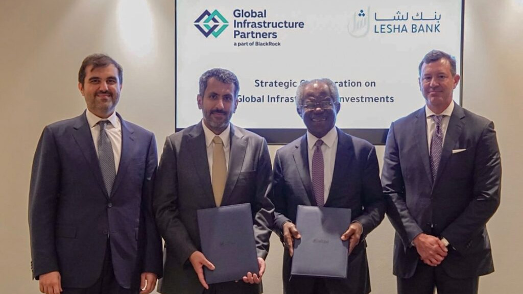 Lesha Bank and GIP, a Part of BlackRock, Sign MoU for Strategic Collaboration on Global Infrastructure Investments