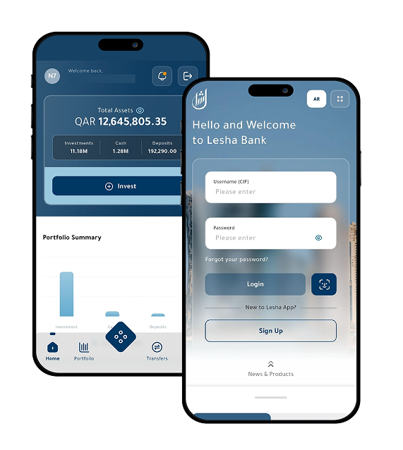 Lesha Bank mobile app